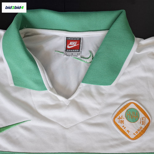 「Q仔」鍾健希1996至97球季愉園作客球衣 Chung Kin Hei “Q Chai” Happy Valley 1996–97 Away Jersey