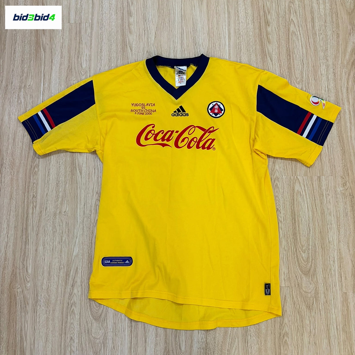 鄭兆聰南華10號黃金球衣                Cheng Siu Chung SCAA No. 10 Golden Jersey
