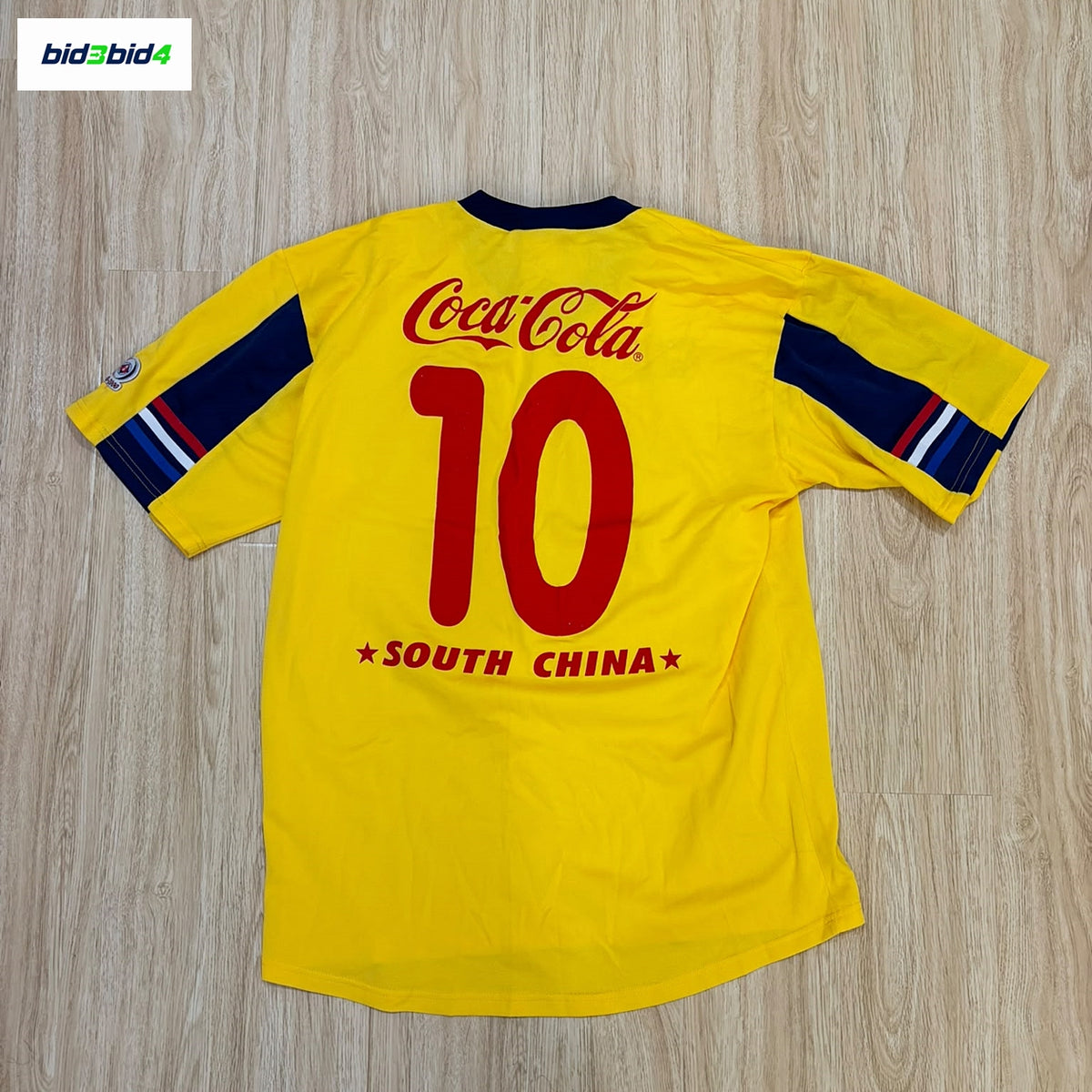 鄭兆聰南華10號黃金球衣                Cheng Siu Chung SCAA No. 10 Golden Jersey