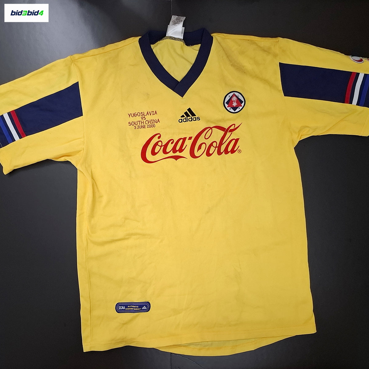 李健和南華11號黃金球衣  Lee Kin Wo SCAA No. 11 Golden Jersey