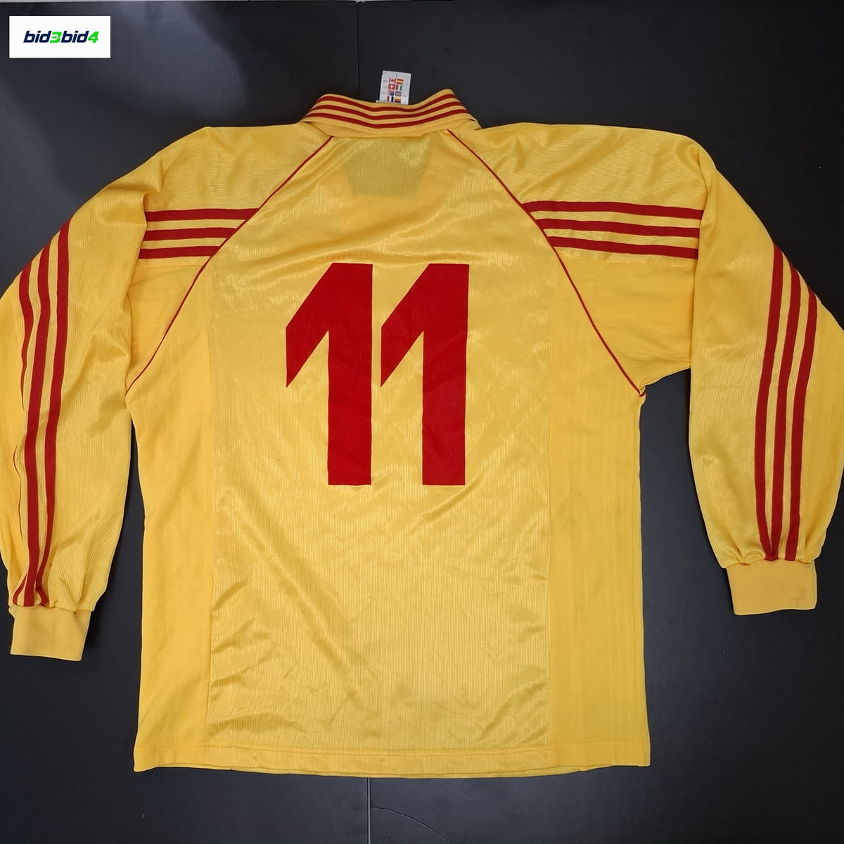 李健和1999年港聯11號第3作客球衣     Lee Kin Wo 1999 Hong Kong League XI No. 11 Third Away Shirt