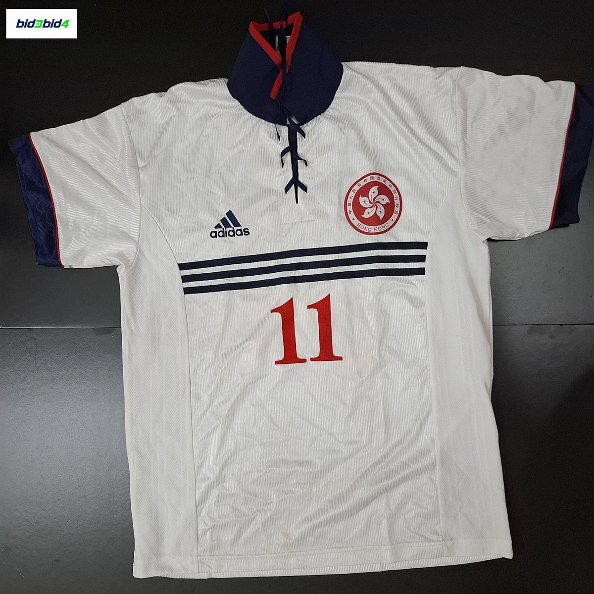 李健和1999年港隊作客11號球衣                         Lee Kin Wo 1999 Hong Kong No. 11 Away Shirt