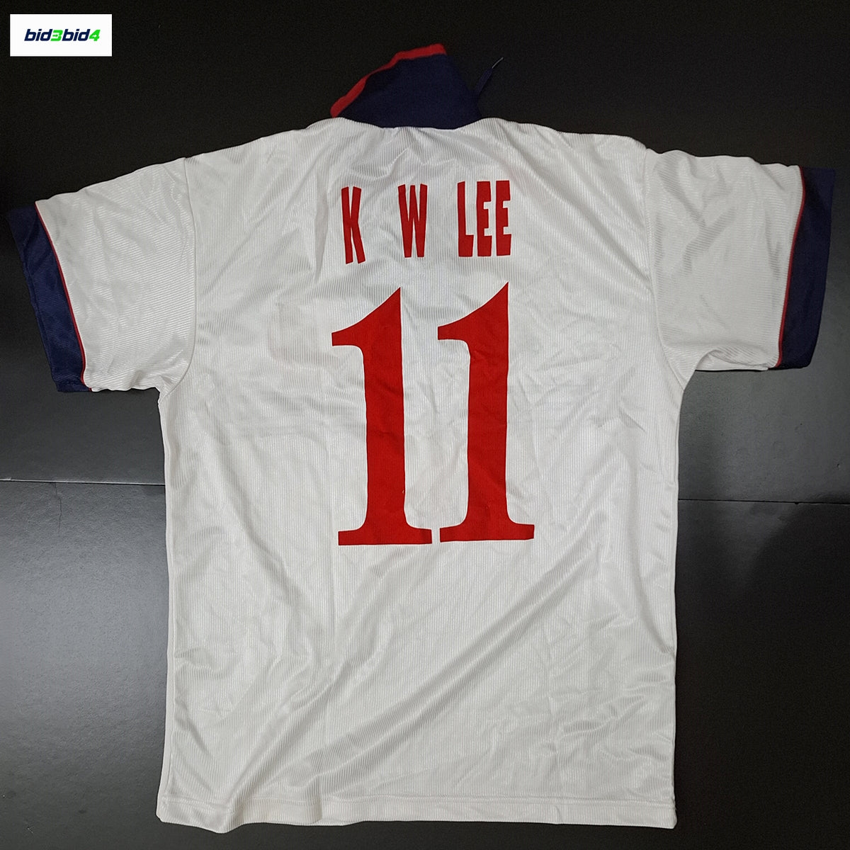 李健和1999年港隊作客11號球衣                         Lee Kin Wo 1999 Hong Kong No. 11 Away Shirt